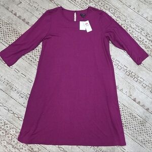 J. Jill Winterberrt Dress 3/4 Sleeves Medium NWT